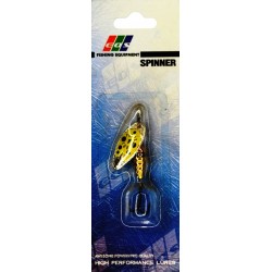 Блешня для риболовлі, обертова, EOS S0029D, вага 5г, колір GS223004